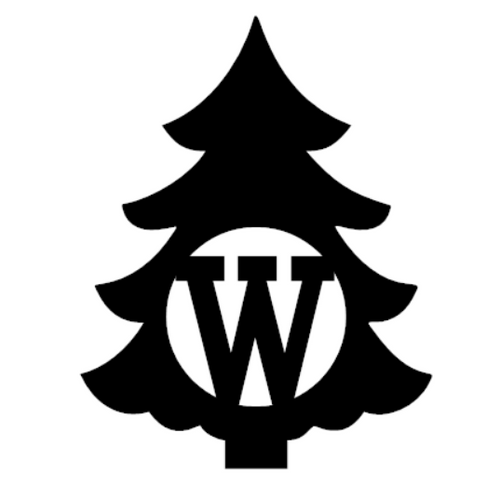 Christmas Tree Monogram - Woodpost Metalworks