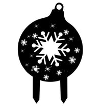Load image into Gallery viewer, Christmas Tree Ornaments Yard Stake