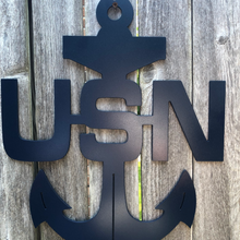 Load image into Gallery viewer, Navy USN Anchor - Woodpost Metalworks