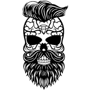 Bearded Skull - Woodpost Metalworks