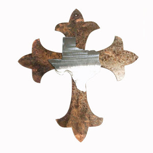Copper Patina Cross w/ Texas Logo
