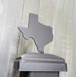 Texas Silhouette Fence Post Topper
