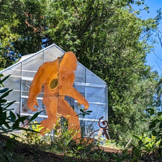 Yeti Sasquatch Big Foot Silhouette Yard Art