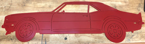 Side View Chevrolet Camaro - Woodpost Metalworks