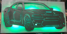 Load image into Gallery viewer, Dodge Charger Metal Sign With Or Without LEDs - Woodpost Metalworks