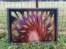 Load image into Gallery viewer, Metal Sunburst Metal Art - Woodpost Metalworks