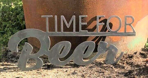 Time For Beer - Woodpost Metalworks