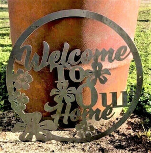 Welcome To Our Home - Woodpost Metalworks